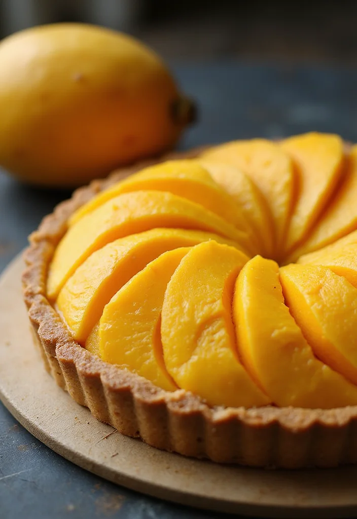 12 Mango Dessert Recipes Sweet and Refreshing - 8. Mango Tart
