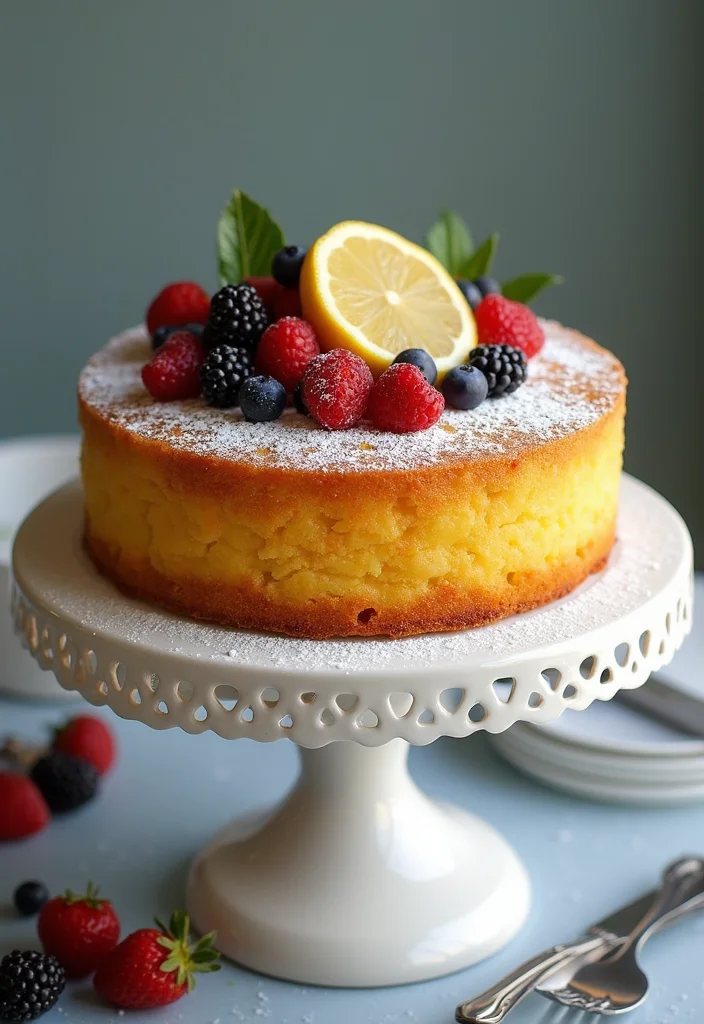 12 Mediterranean Vegan Recipes Bright and Healthy - 12. Lemon Olive Oil Cake