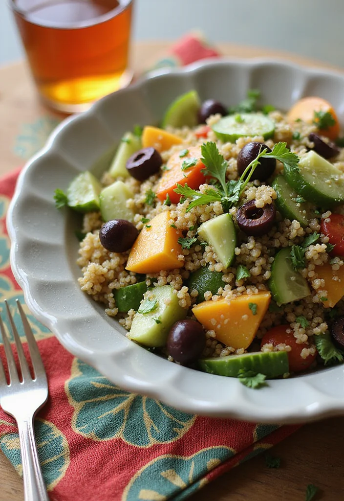 12 Mediterranean Vegan Recipes Bright and Healthy - 3. Mediterranean Quinoa Salad