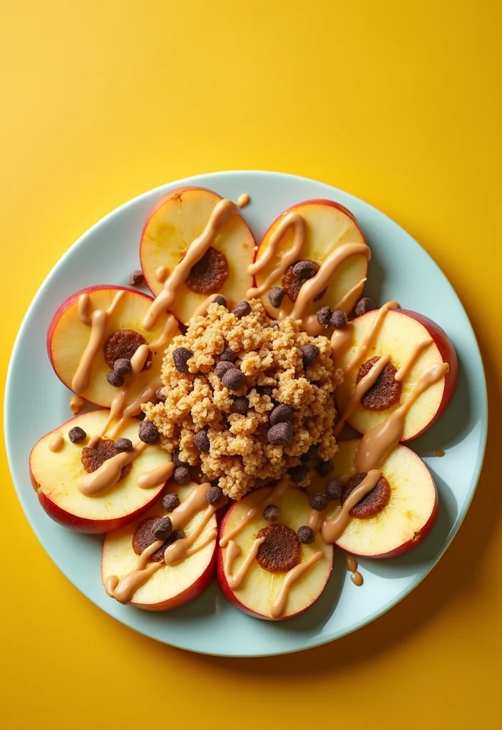 12 Peanut Butter Dessert Recipes for Quick Cravings - 10. Peanut Butter Apple Nachos