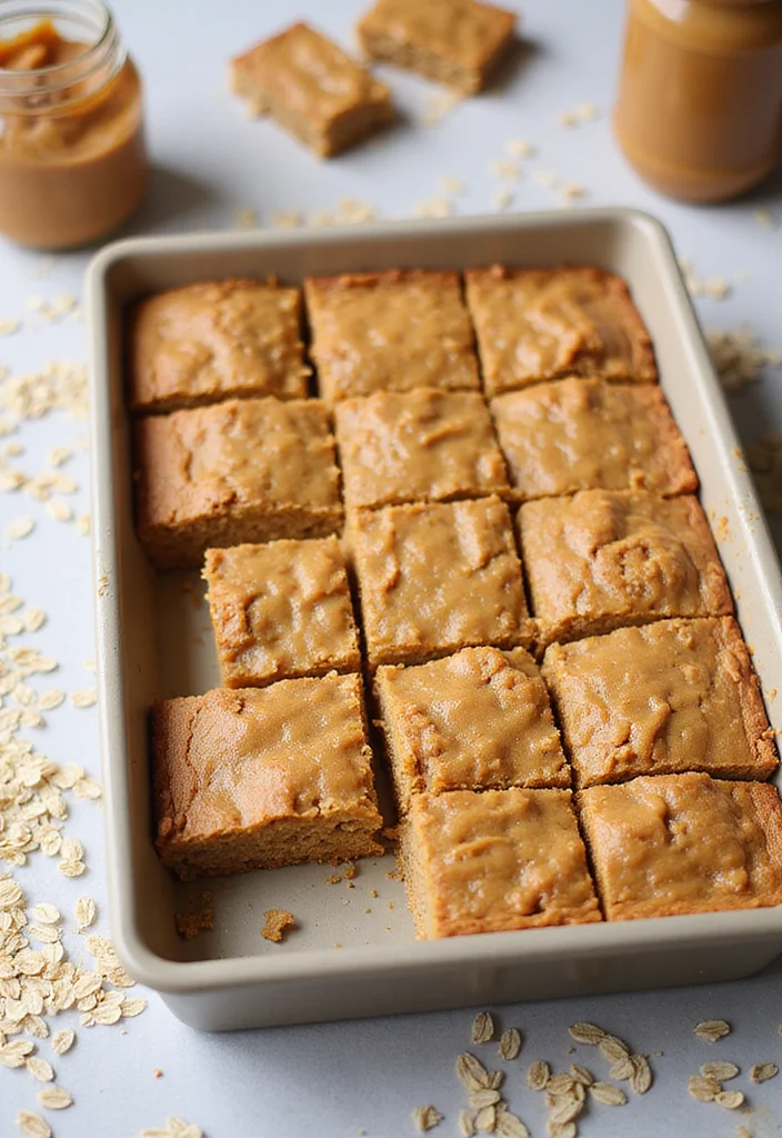 12 Peanut Butter Dessert Recipes for Quick Cravings - 4. Peanut Butter Oatmeal Bars