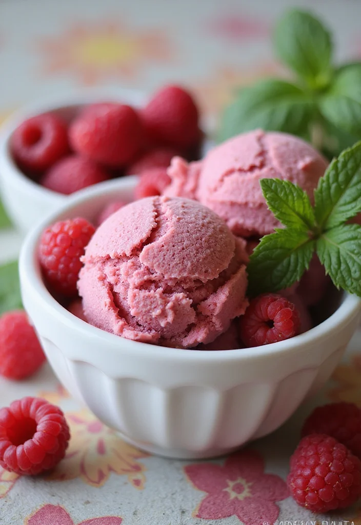 12 Raspberry Dessert Recipes Bright and Juicy - 12. Raspberry Ice Cream