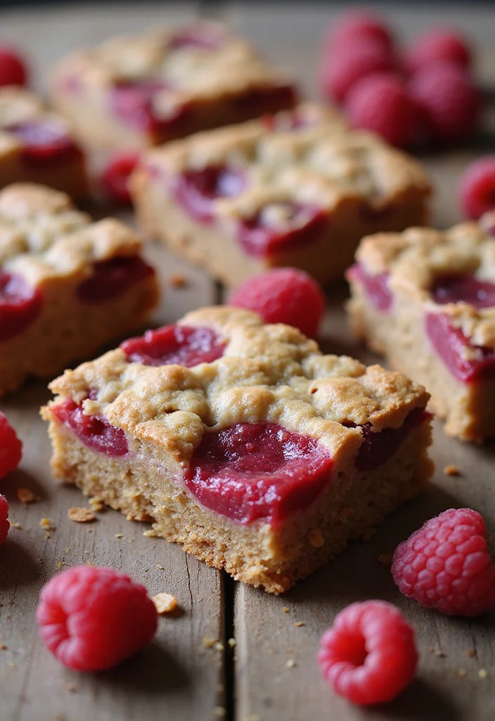 12 Raspberry Dessert Recipes Bright and Juicy - 3. Raspberry Oatmeal Bars