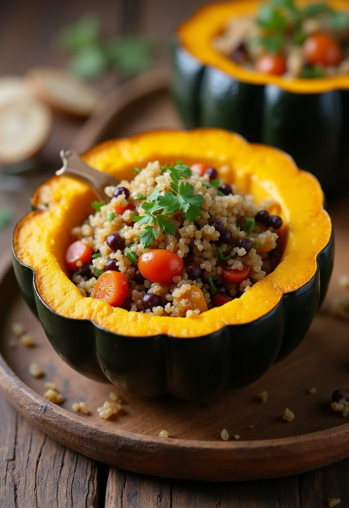 12 Savory Dinner Recipes for Every Night - 11. Stuffed Acorn Squash with Lentils