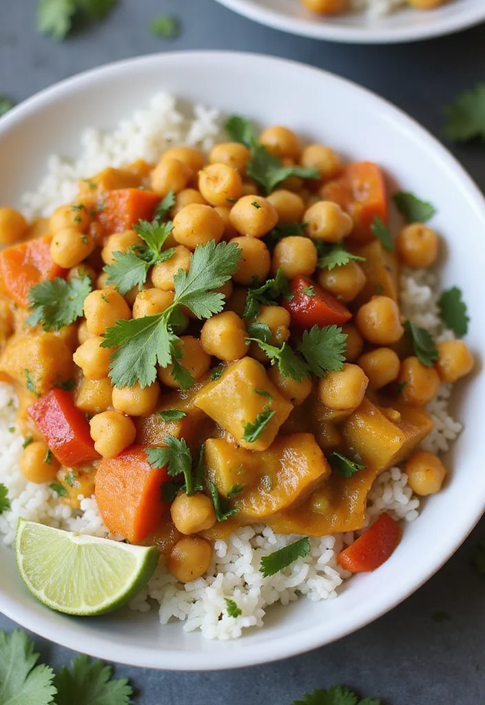 12 Savory Dinner Recipes for Every Night - 5. Thai Coconut Curry with Chickpeas