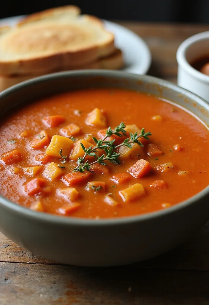 12 Tomato Dinner Recipes Fresh and Satisfying - 8. Roasted Tomato and Bell Pepper Soup
