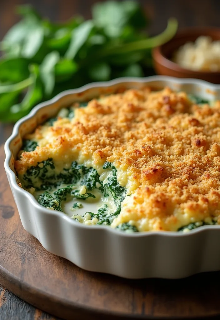 12 Vegan Casserole Recipes for Cozy Comfort - 1. Creamy Spinach and Artichoke Casserole