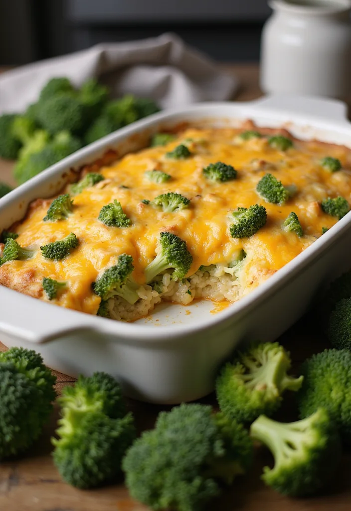 12 Vegan Casserole Recipes for Cozy Comfort - 6. Cheesy Broccoli and Rice Casserole