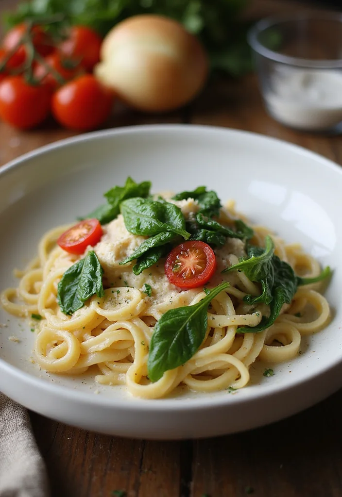 12 Vegan Dinner Recipes for Easy Weeknights - 4. Creamy Vegan Pasta