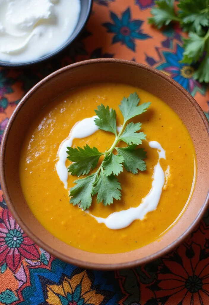12 Vegan Soup Recipes Warm and Nourishing - 11. Curried Carrot Soup