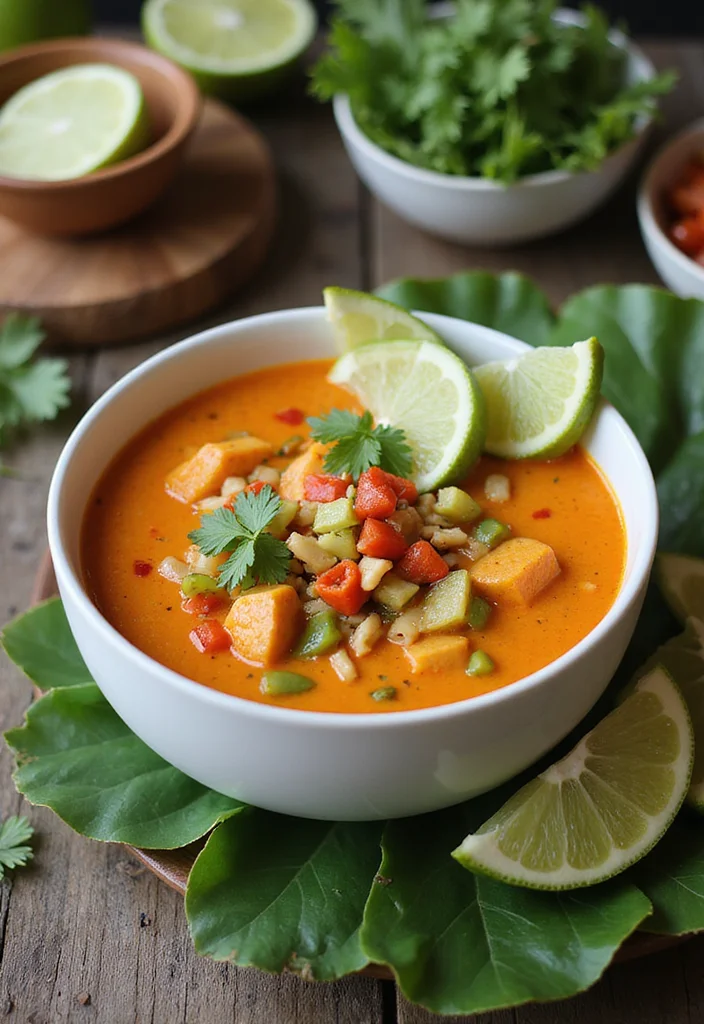 12 Vegan Soup Recipes Warm and Nourishing - 9. Thai Coconut Curry Soup